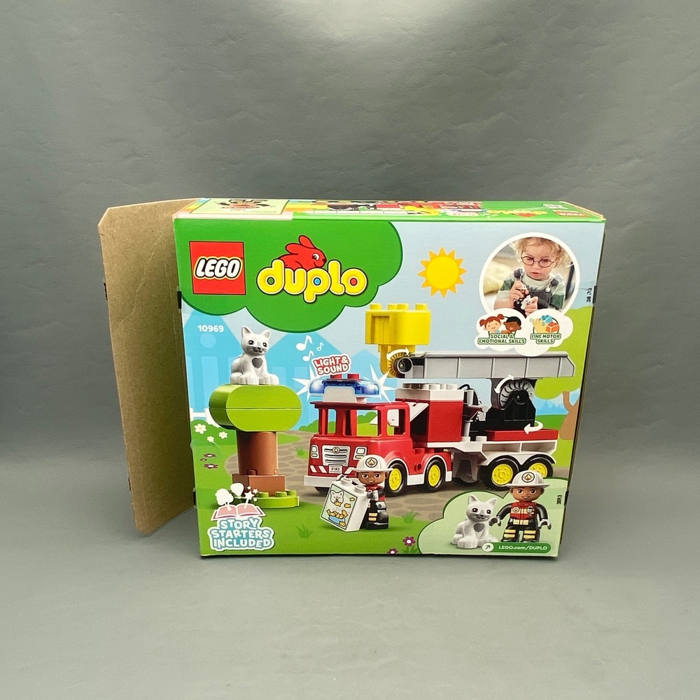LEGO Duplo Fire Truck 10969 Complete Set with Manual, Box Retired Opened - Picture 3 of 15